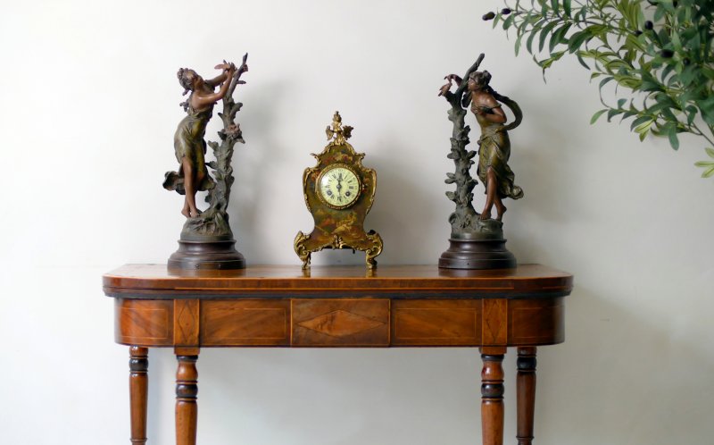 Fine Regency Card Table Side Console Hall Table