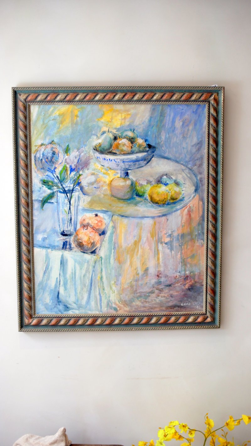Vintage Impressionist Style Oil Painting - Image 3