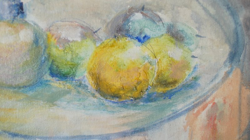 Vintage Impressionist Style Oil Painting - Image 6