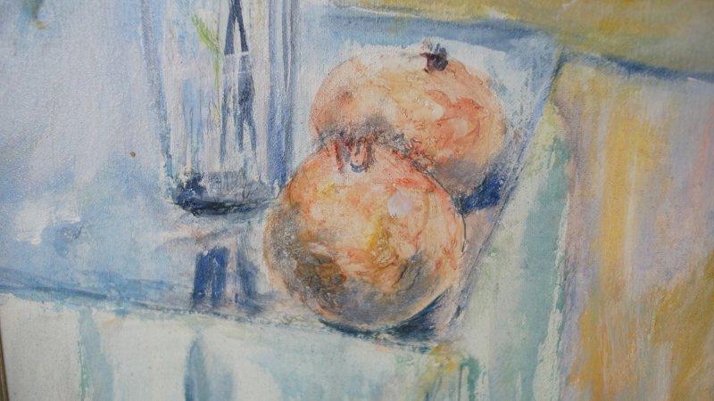 Vintage Impressionist Style Oil Painting - Image 8