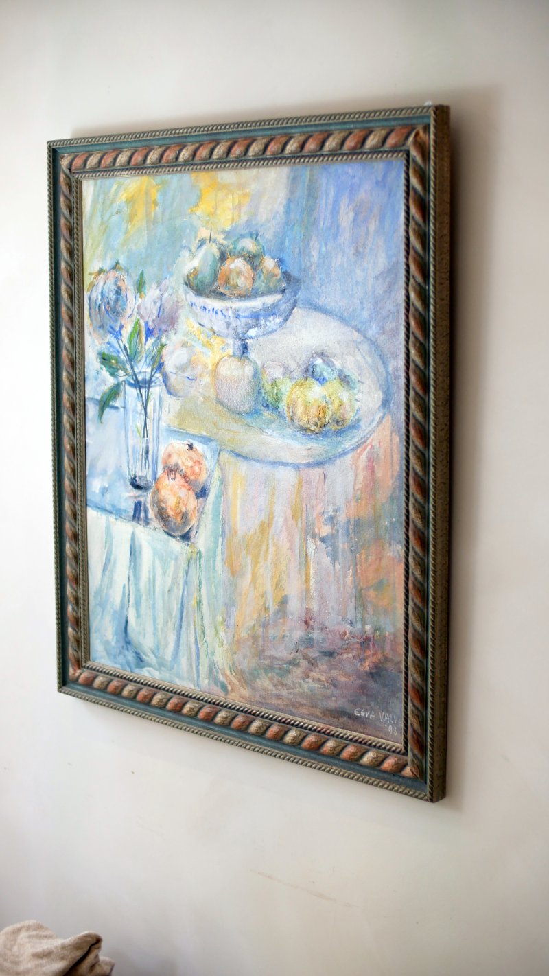 Vintage Impressionist Style Oil Painting - Image 10