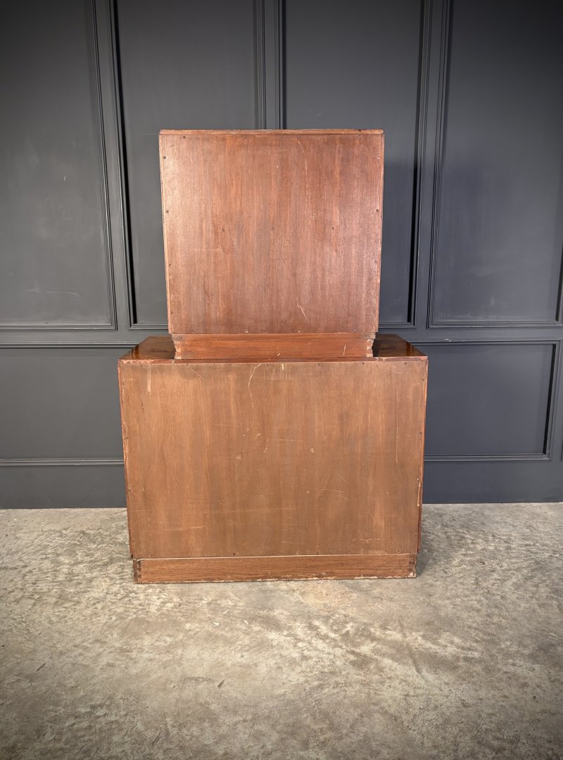 Art Deco Walnut Cocktail Cabinet - Image 5