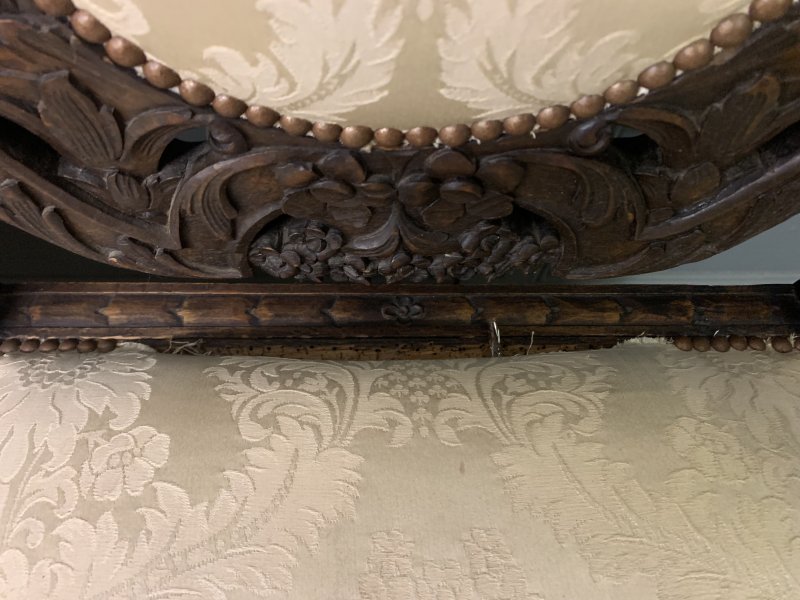 19th Century Carolean Style Walnut Settee - Image 11