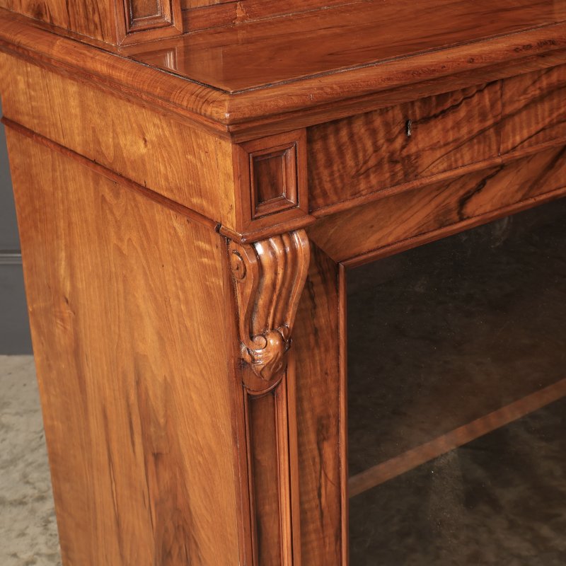 Fine William IV Walnut Glazed Bookcase - Image 16