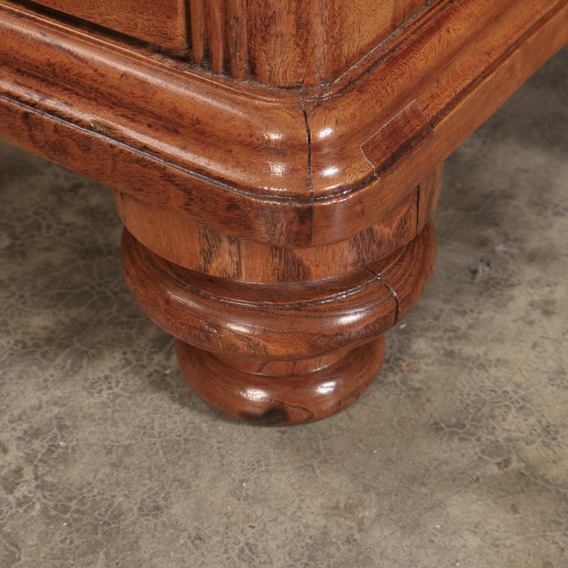 Victorian Camphor Wood Military Campaign Secretaire Chest - Image 12