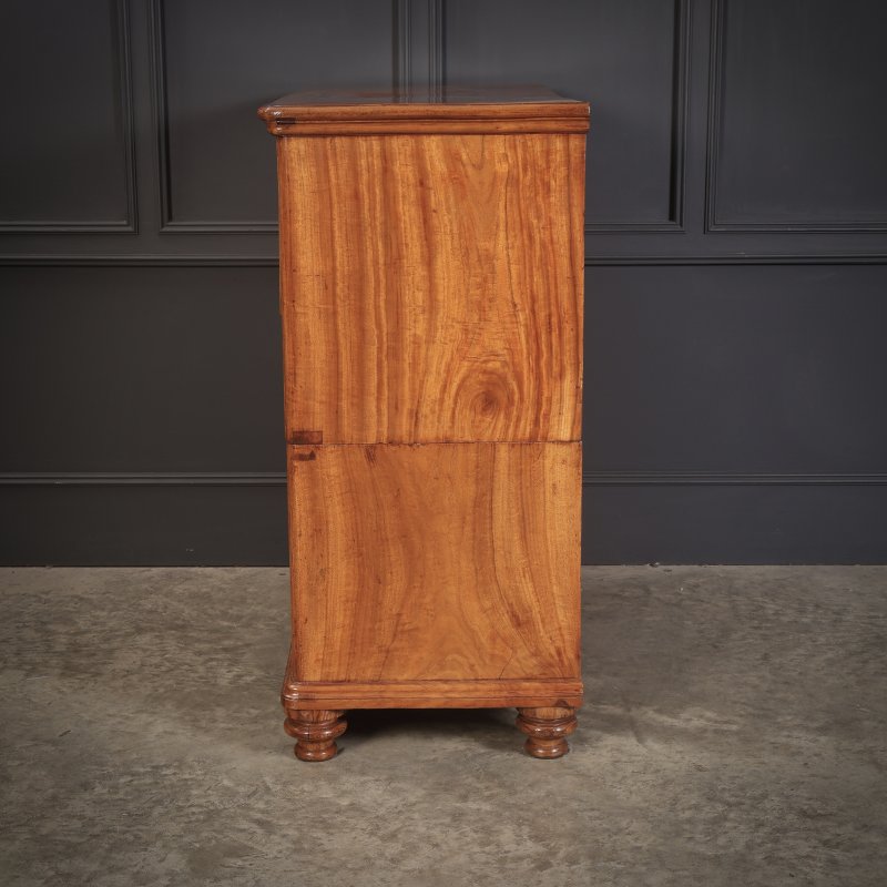 Victorian Camphor Wood Military Campaign Secretaire Chest - Image 13