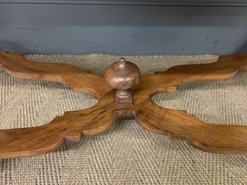 Walnut Barley Twist 3 Drawer Side Table - Image 18