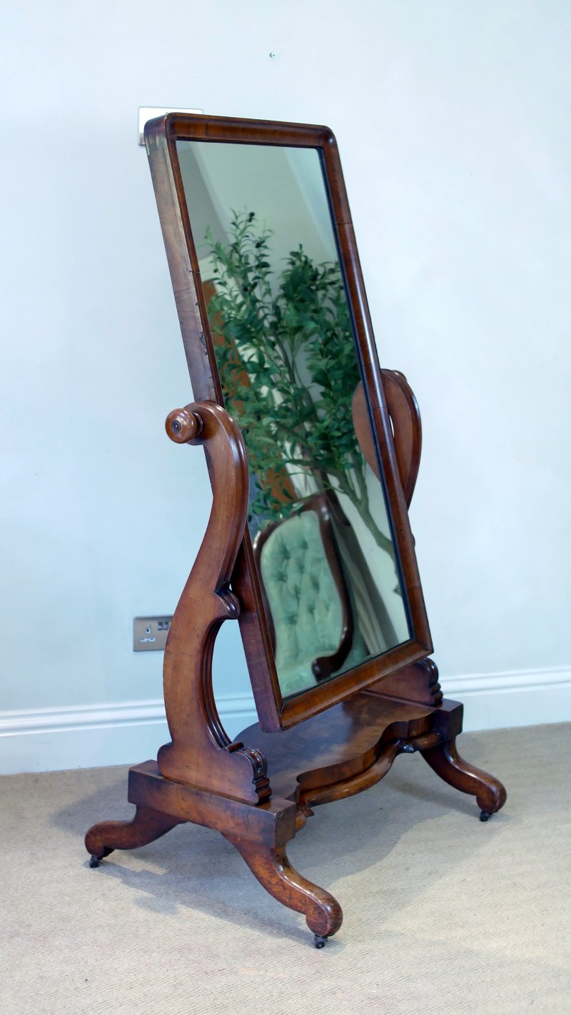 Victorian Cheval Full Length Dressing Mirror - Image 5