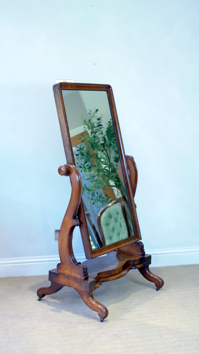 Victorian Cheval Full Length Dressing Mirror - Image 16