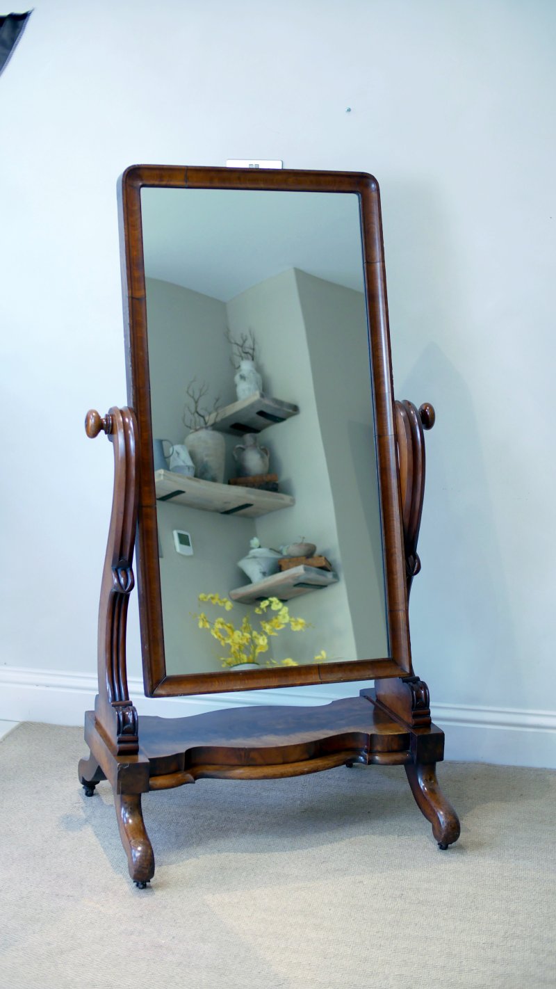 Victorian Cheval Full Length Dressing Mirror - Image 17