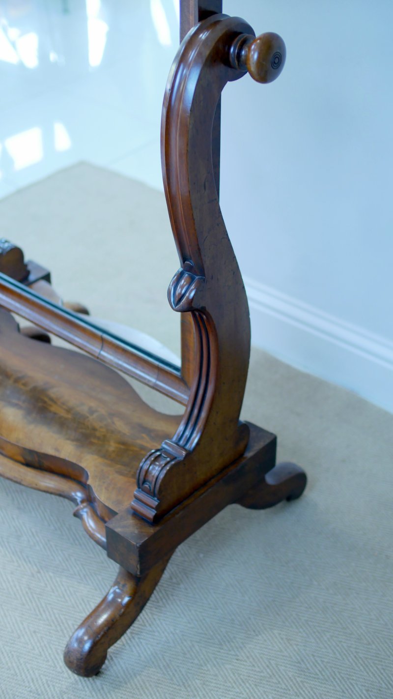 Victorian Cheval Full Length Dressing Mirror - Image 3