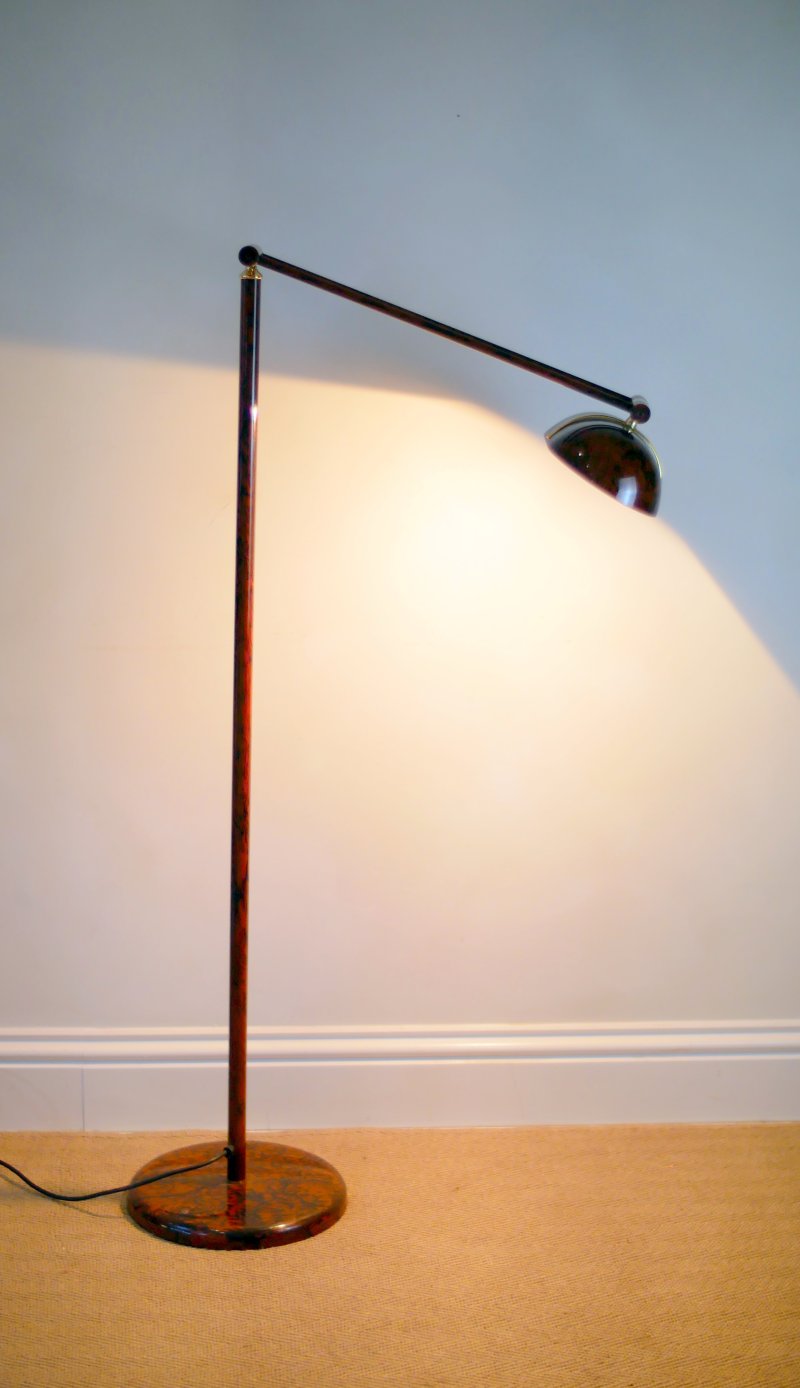 Vintage Art Deco Style Floor Lamp Mid century Modern