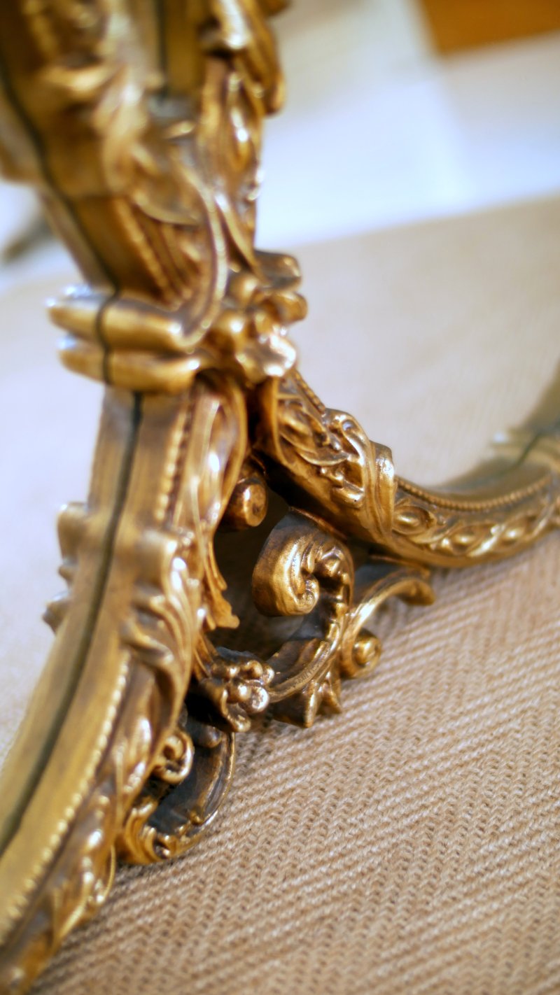Regency Style Double Oval Statement Mirror - Image 9