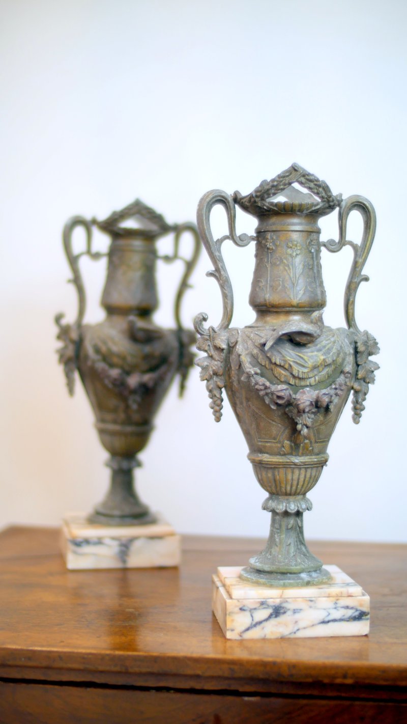 Victorian Pair Of Classical Urns