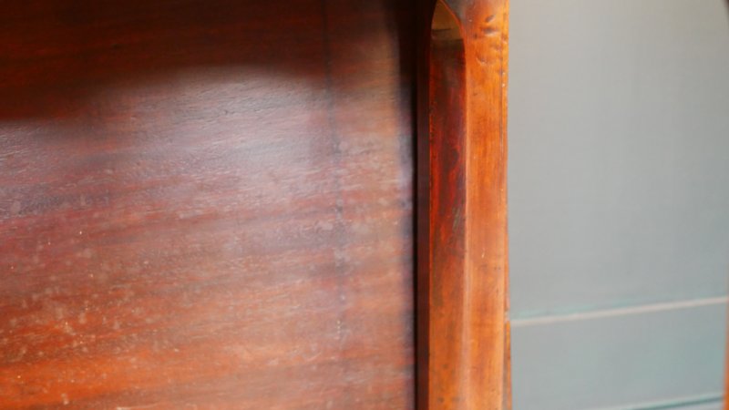 George III Mahogany Tea Fold Over Side Hall Console Table - Image 15