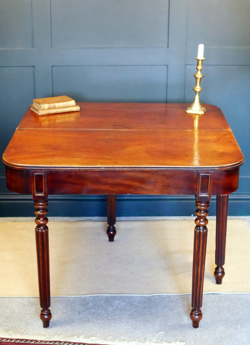Georgian Regency Tea Console Hall Side Table - Image 8