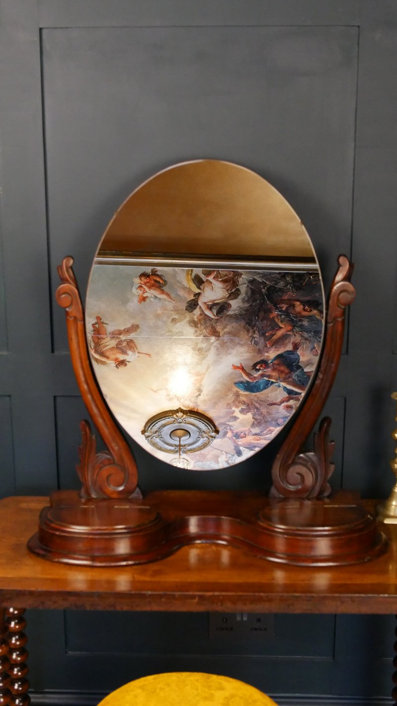 Victorian Oval Toilet Dressing Table Mirror - Image 11