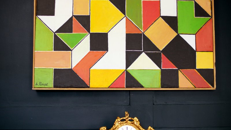 Modern Art Mid Century Modern Painting Abstract - Image 6