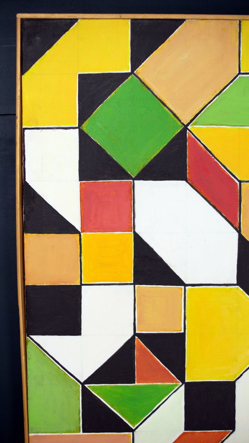 Modern Art Mid Century Modern Painting Abstract - Image 8