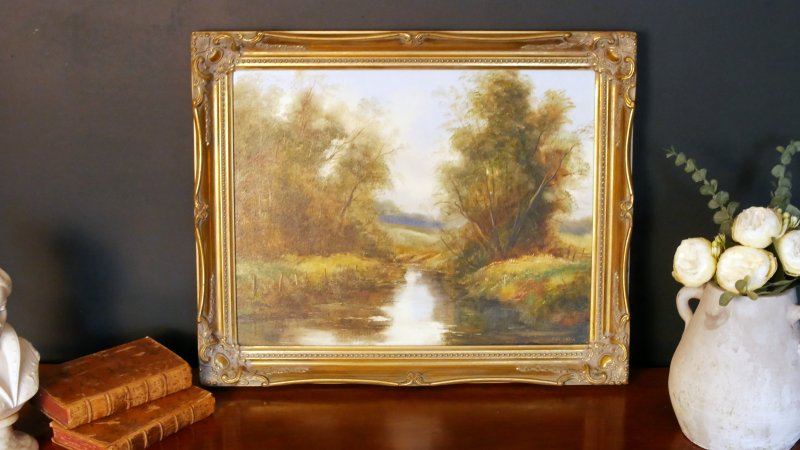 Oil Painting Landscape English School - Image 3