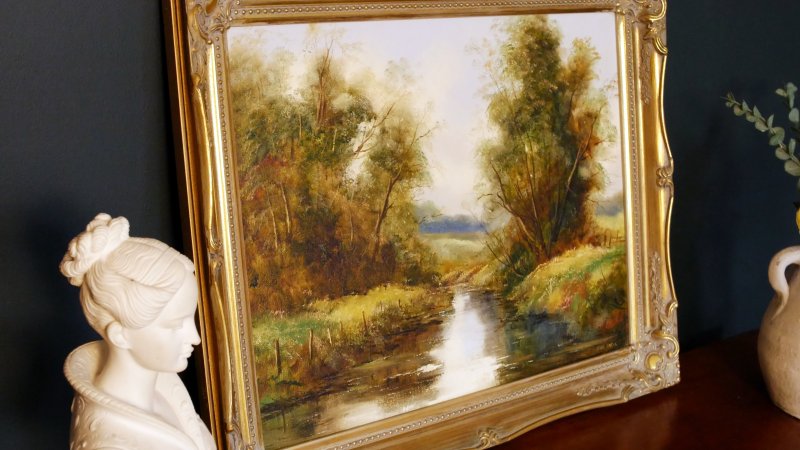 Oil Painting Landscape English School - Image 5