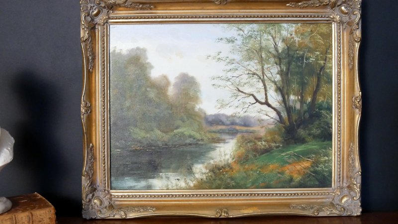 Art Oil Painting landscape English School - Image 5