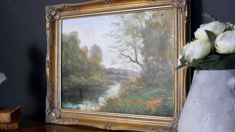 Art Oil Painting landscape English School - Image 4