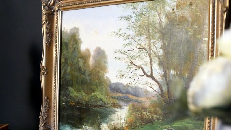Art Oil Painting landscape English School - Image 6
