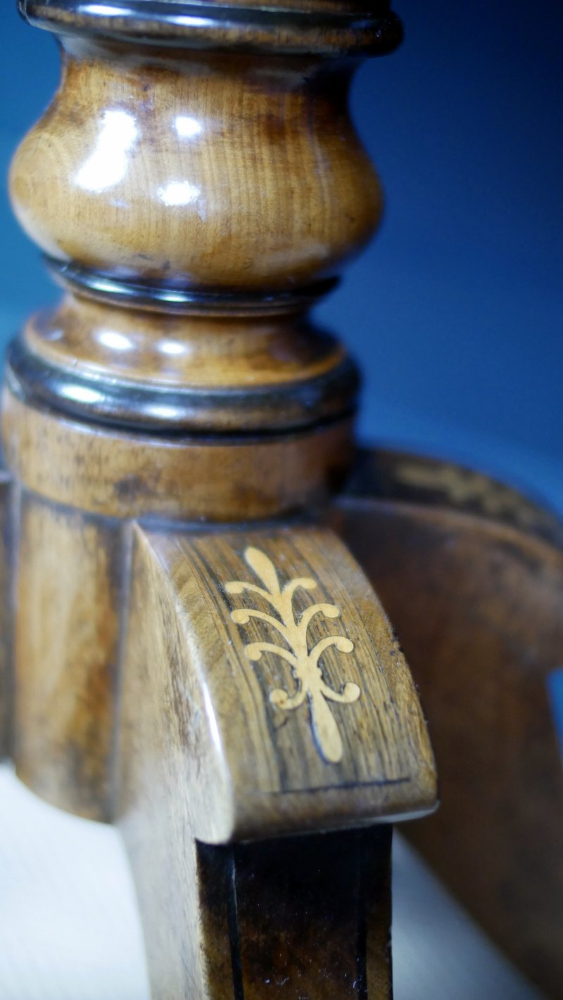 Fine Regency Period Mahogany Card Tea Side Hall Console Table - Image 6