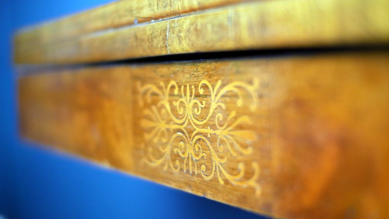 Fine Regency Period Mahogany Card Tea Side Hall Console Table - Image 9