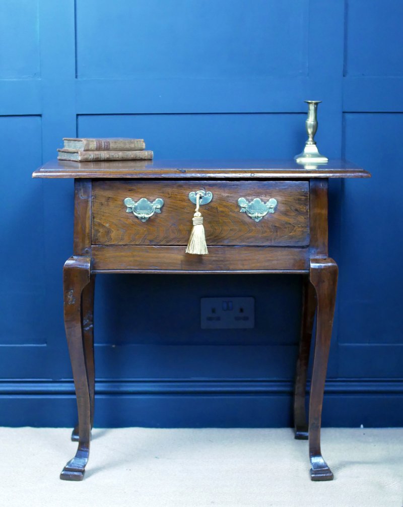 Georgian Oak Low Boy Side Hall Console Table - Image 3