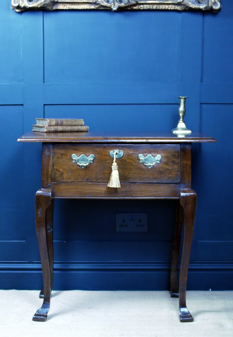 Georgian Oak Low Boy Side Hall Console Table - Image 5