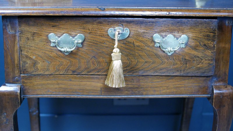 Georgian Oak Low Boy Side Hall Console Table - Image 13