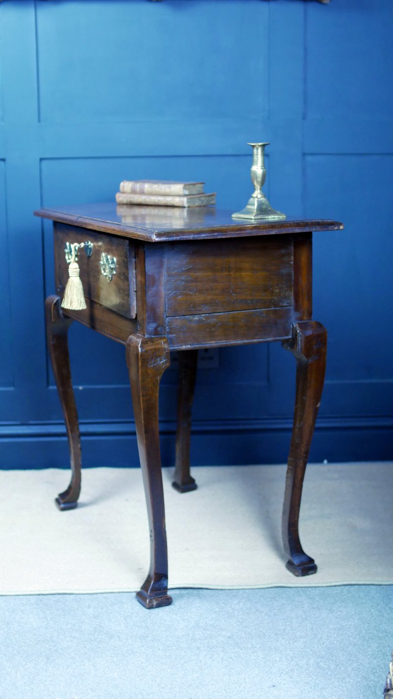 Georgian Oak Low Boy Side Hall Console Table - Image 6