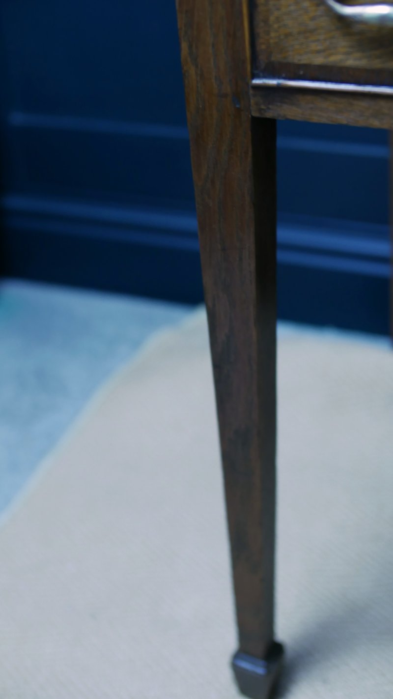 Georgian Oak Low Boy Side Hall Console Table - Image 2
