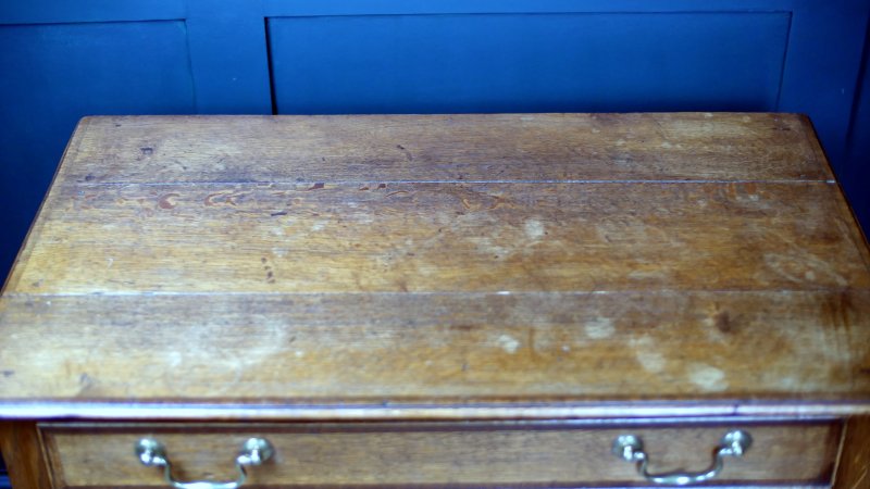 Georgian Oak Low Boy Side Hall Console Table - Image 9