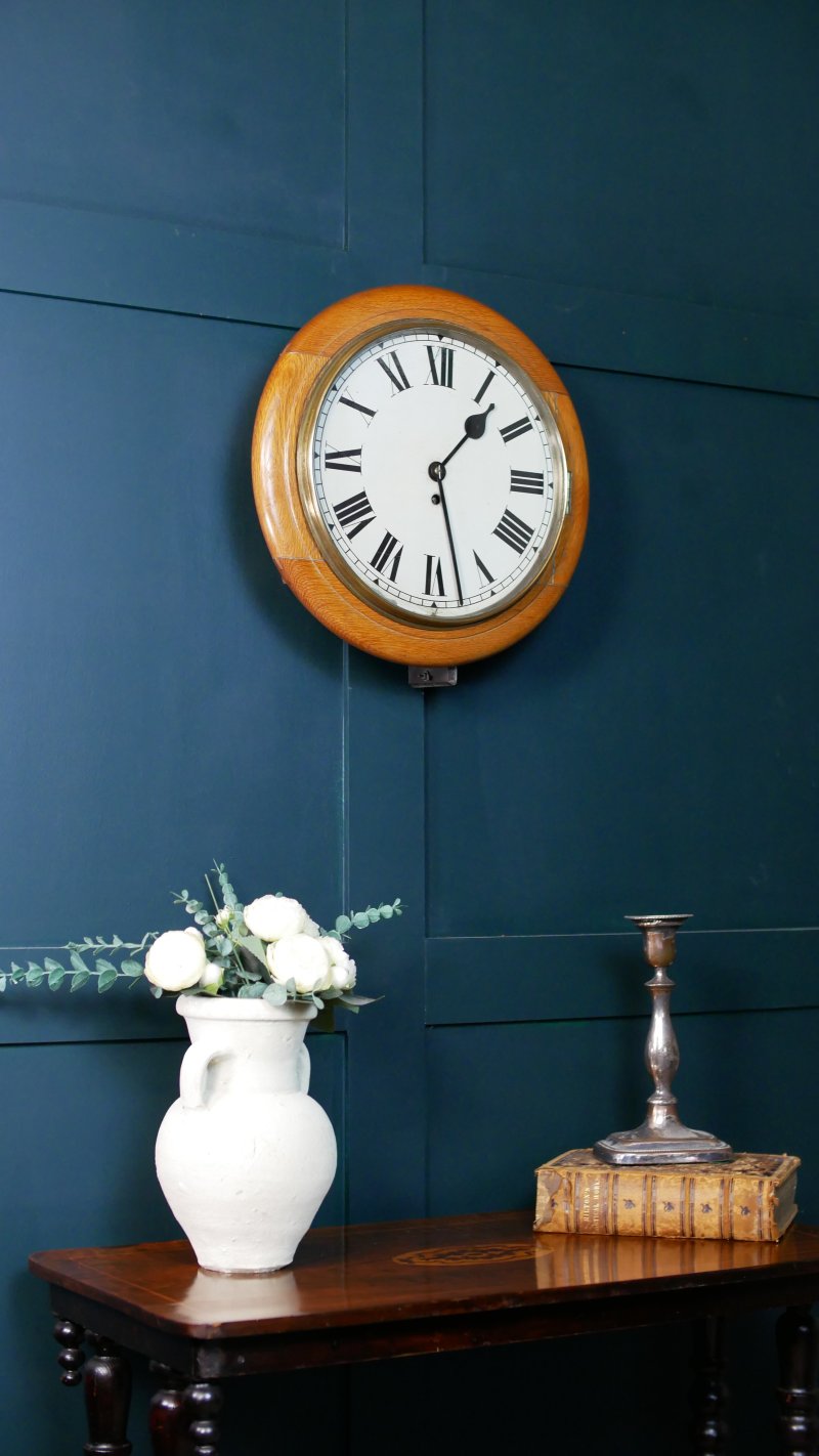 Vintage Wall Station GPO Style Clock