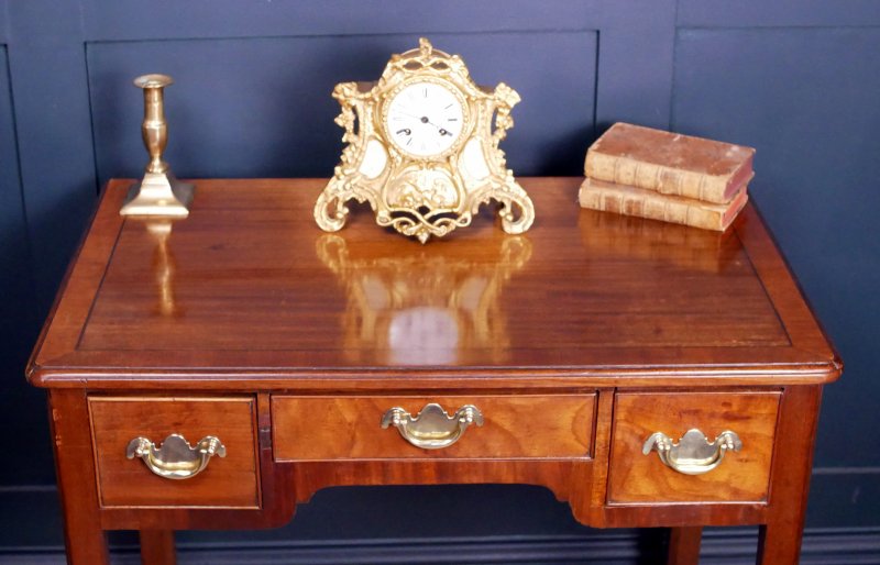 Georgian Oak Low Boy Side Hall Console Table - Image 4
