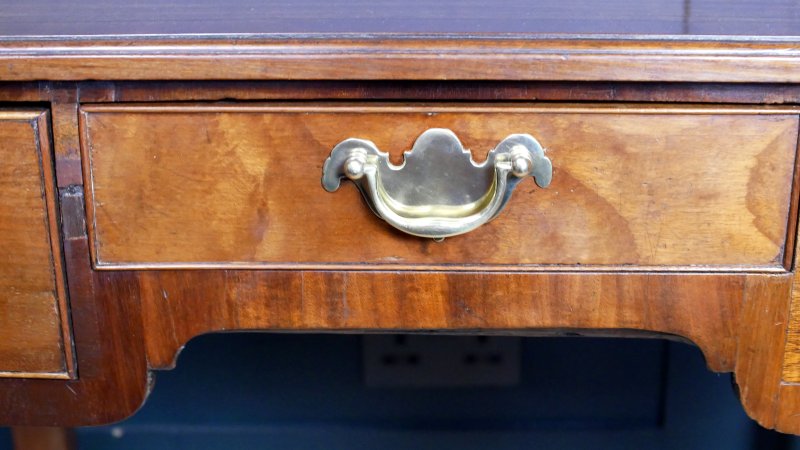Georgian Oak Low Boy Side Hall Console Table - Image 7