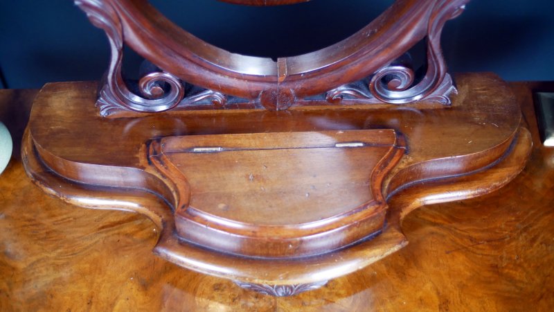 Victorian Shield Back Table Toilet Dressing Table Mirror - Image 17
