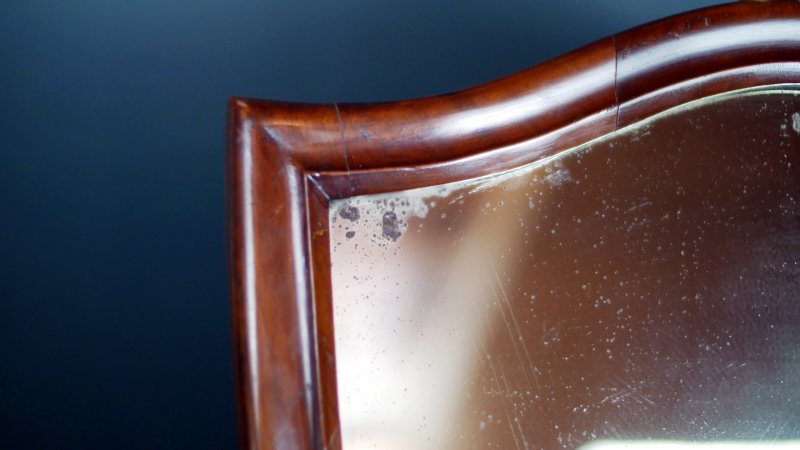 Victorian Shield Back Table Toilet Dressing Table Mirror - Image 9