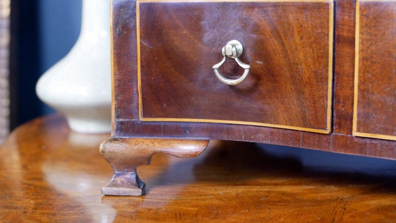 Georgian Mahogany Toilet Table  Dressing Mirror - Image 6