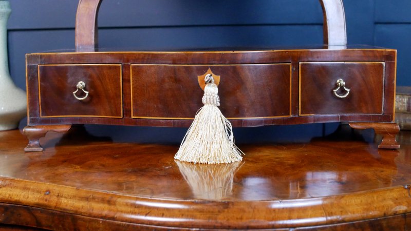 Georgian Mahogany Toilet Table  Dressing Mirror - Image 7