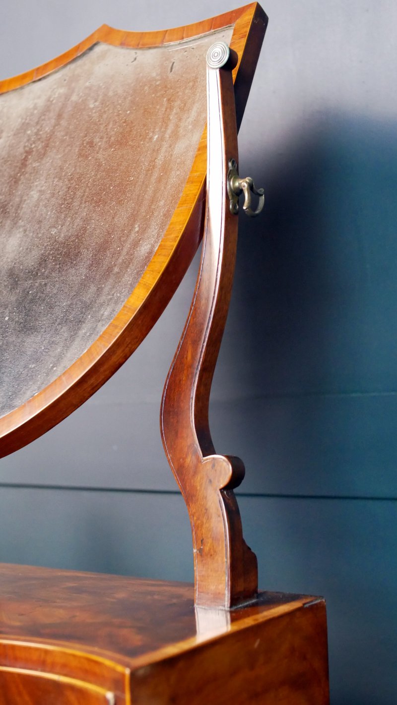 Georgian Mahogany Toilet Table  Dressing Mirror - Image 8