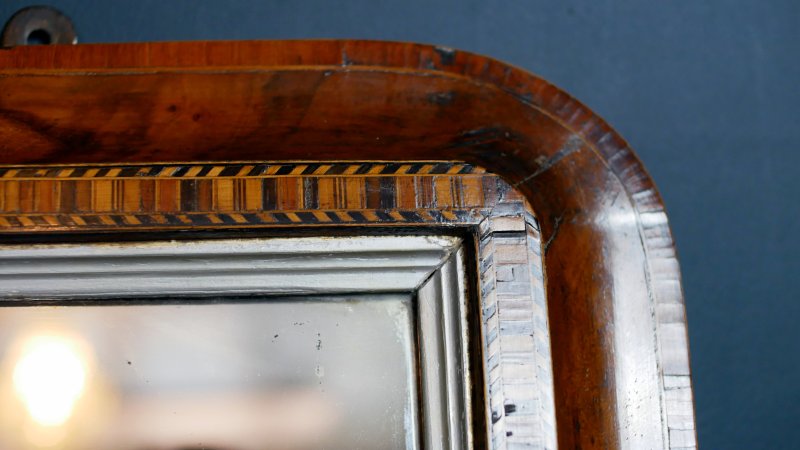 Victorian Mirror 19th century Over Mantle Statement Mirror - Image 4