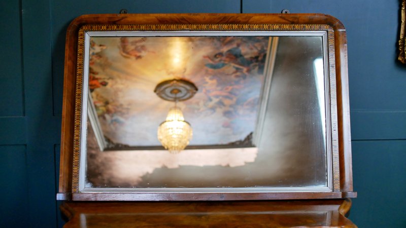 Victorian Mirror 19th century Over Mantle Statement Mirror - Image 6