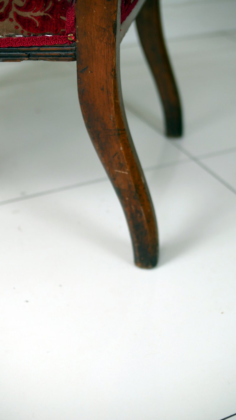 Large Statement Victorian Thrown Chair - Image 4