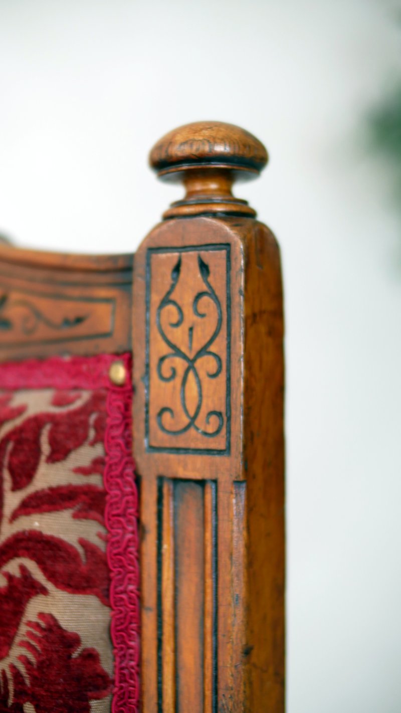 Large Statement Victorian Thrown Chair - Image 7
