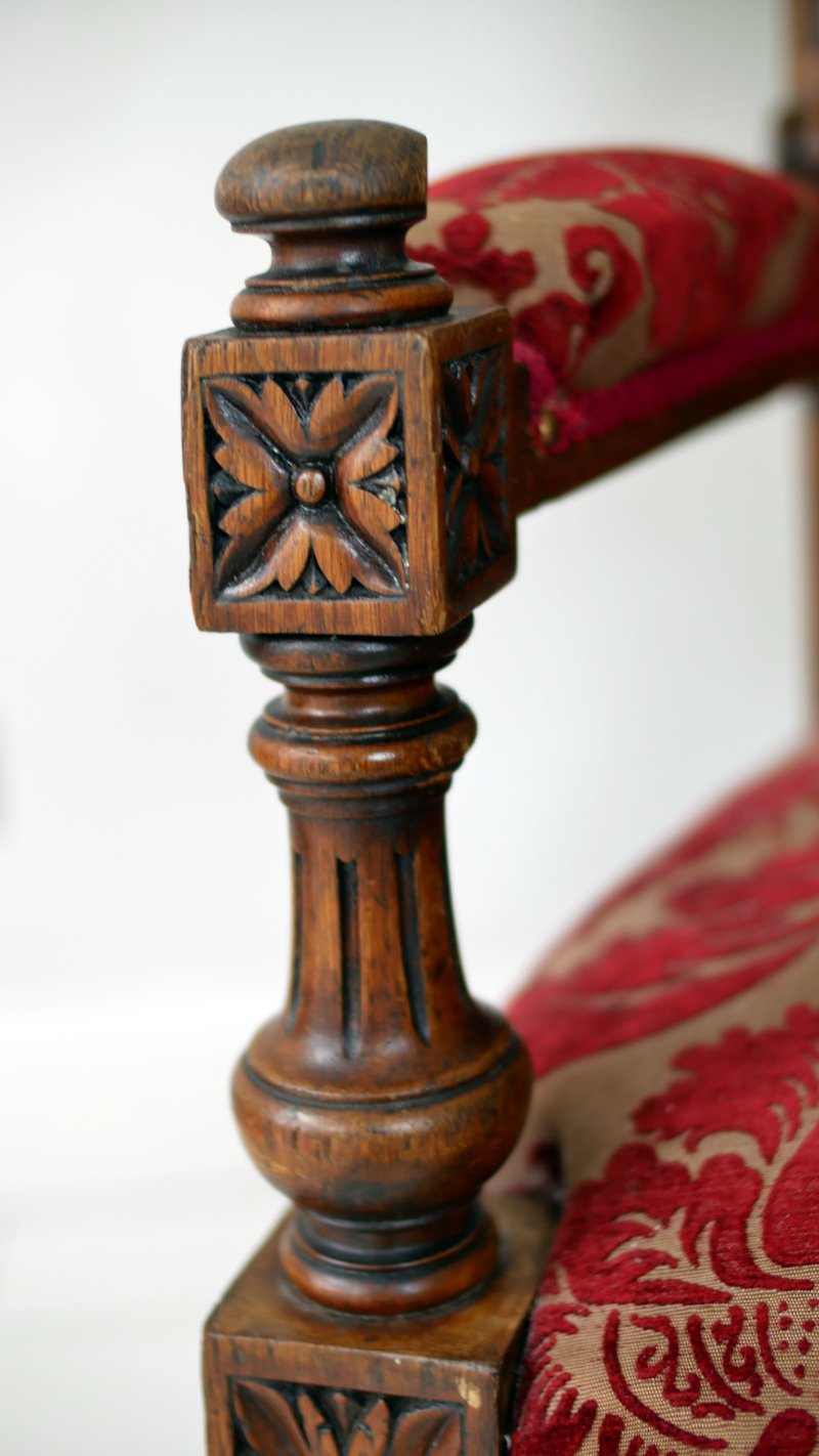 Large Statement Victorian Thrown Chair - Image 11