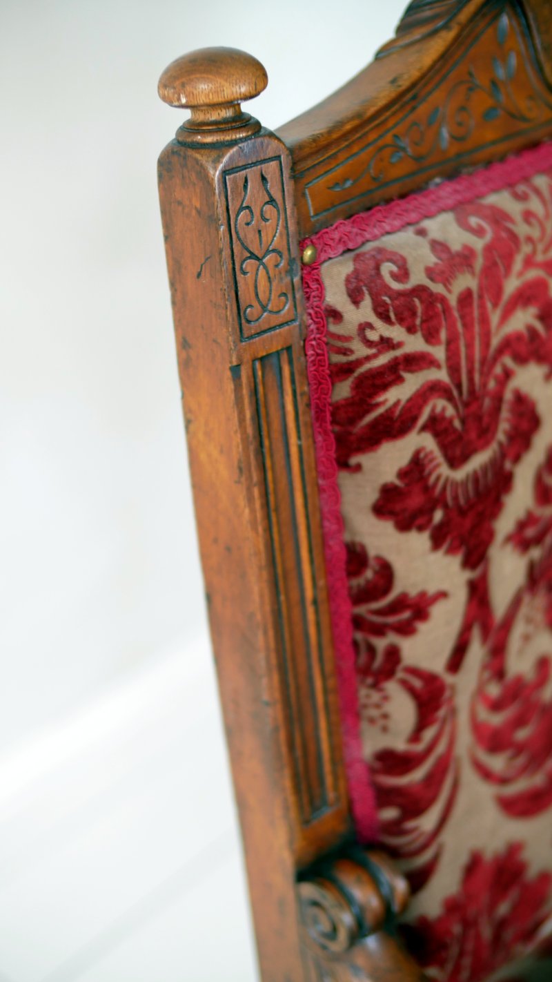 Large Statement Victorian Thrown Chair - Image 14